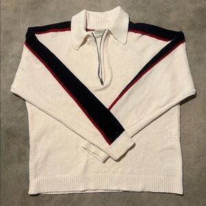 Urban Outfitters Chenille Half Zip Pullover